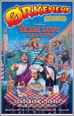 &Oslash;rkenens s&oslash;nner - Varm luft i canal grande - Danish Movie Poster (thumbnail)