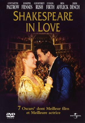 Shakespeare In Love - French DVD movie cover (thumbnail)