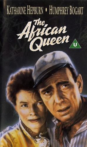 The African Queen - British VHS movie cover (thumbnail)