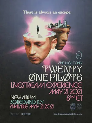 Twenty One Pilots Livestream Experience Poster