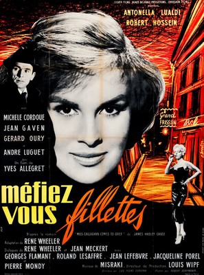 M&eacute;fiez-vous, fillettes! - French Movie Poster (thumbnail)