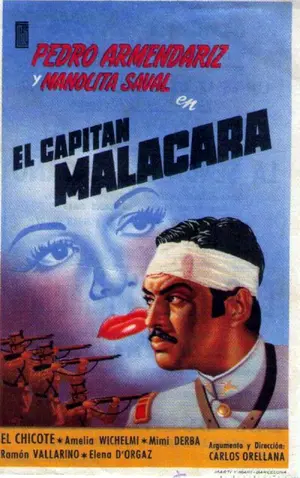 El capitán Malacara Poster