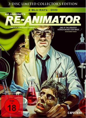 Re-Animator - German DVD movie cover (thumbnail)