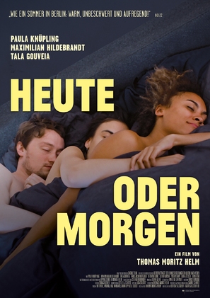 Heute oder morgen - German Movie Poster (thumbnail)