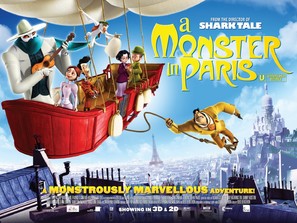 Un monstre &agrave; Paris - British Movie Poster (thumbnail)