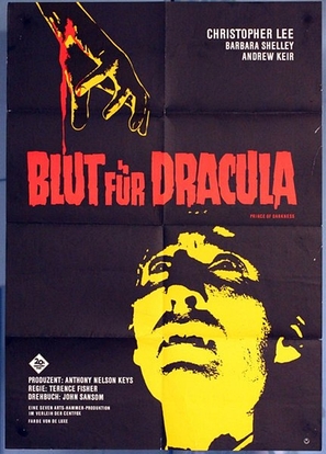 Dracula: Prince of Darkness - German Movie Poster (thumbnail)