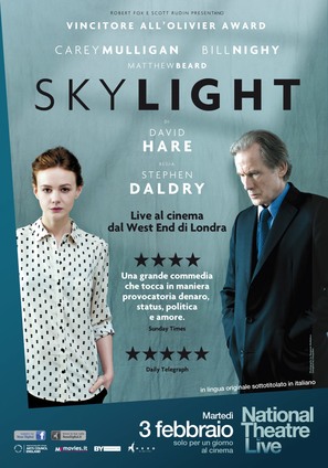 National Theatre Live: Skylight - Italian Movie Poster (thumbnail)