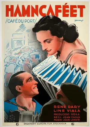 Le café du port Poster