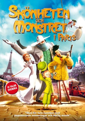 Un monstre &agrave; Paris - Swedish DVD movie cover (thumbnail)