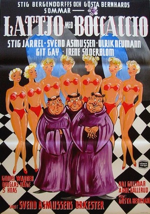 Lattjo med Boccaccio - Swedish Movie Poster (thumbnail)