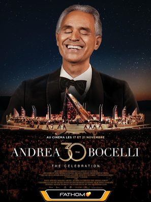 Andrea Bocelli 30: The Celebration - French Movie Poster (thumbnail)