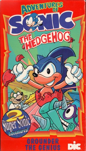 &quot;Adventures of Sonic the Hedgehog&quot; - VHS movie cover (thumbnail)