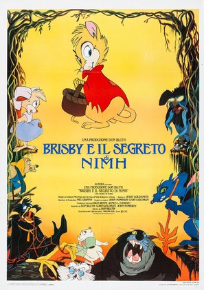 The Secret of NIMH - Italian Movie Poster (thumbnail)