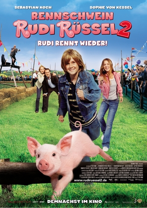 Rennschwein Rudi R&uuml;ssel 2 - German Movie Poster (thumbnail)