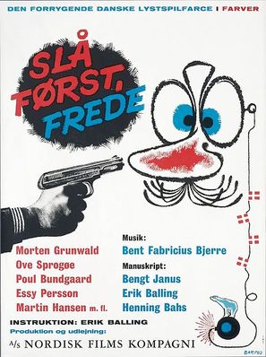 Sl&aring; f&oslash;rst, Frede! - Danish Movie Poster (thumbnail)