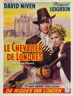 The Elusive Pimpernel - Belgian Movie Poster (thumbnail)