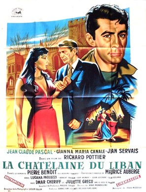 La ch&acirc;telaine du Liban - French Movie Poster (thumbnail)