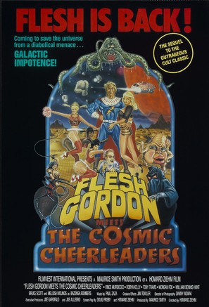 Flesh Gordon Meets the Cosmic Cheerleaders - Movie Poster (thumbnail)
