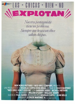 Nice Girls Don&#039;t Explode - Spanish Movie Poster (thumbnail)