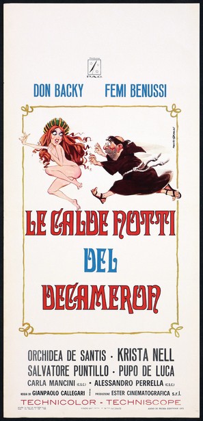 Le calde notti del Decameron - Italian Movie Poster (thumbnail)