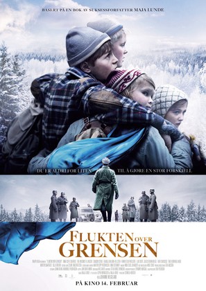 Flukten over grensen - Norwegian Movie Poster (thumbnail)