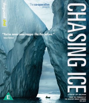 Chasing Ice - British Blu-Ray movie cover (thumbnail)