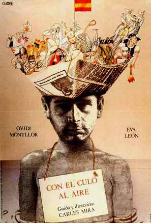 Con el culo al aire - Spanish Movie Poster (thumbnail)