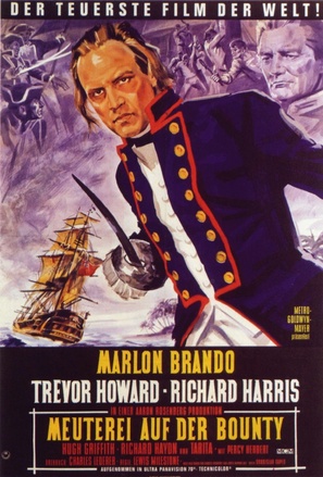 Mutiny on the Bounty - German Movie Poster (thumbnail)