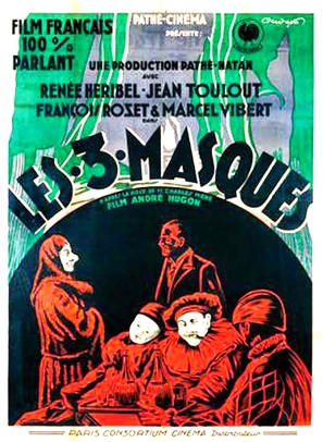 Les trois masques - French Movie Poster (thumbnail)