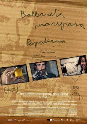 Bolboreta, mariposa, papallona - Spanish Movie Poster (thumbnail)