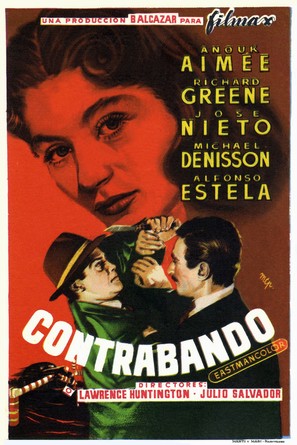 Contraband Spain - Spanish Movie Poster (thumbnail)