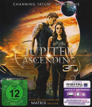Jupiter Ascending - German Blu-Ray movie cover (thumbnail)