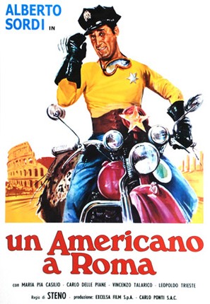 Un americano a Roma - Italian Movie Poster (thumbnail)