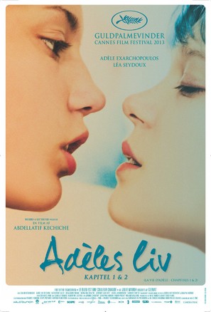 La vie d&#039;Ad&egrave;le - Danish Movie Poster (thumbnail)