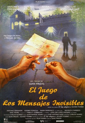El juego de los mensajes invisibles - Spanish Movie Poster (thumbnail)