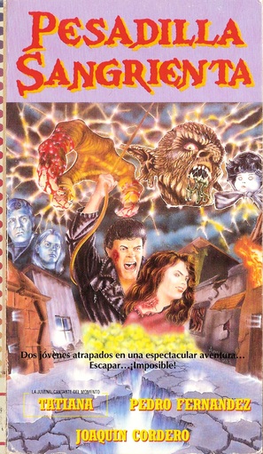 Pesadilla sangrienta - Spanish VHS movie cover (thumbnail)