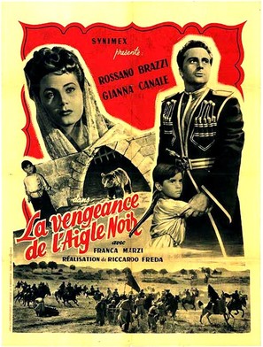 La vendetta di Aquila Nera - French Movie Poster (thumbnail)
