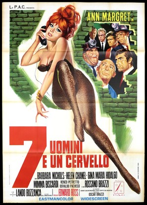 7 uomini e un cervello - Italian Movie Poster (thumbnail)