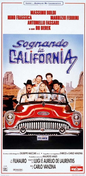 Sognando la California - Italian Movie Poster (thumbnail)