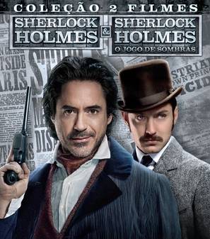 Sherlock Holmes - Brazilian Blu-Ray movie cover (thumbnail)