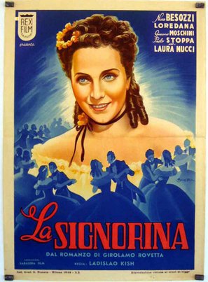 La signorina - Italian Movie Poster (thumbnail)