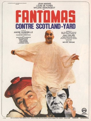Fant&ocirc;mas contre Scotland Yard - French Movie Poster (thumbnail)