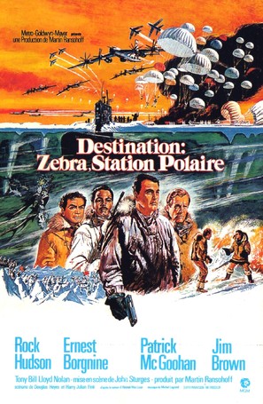 Ice Station Zebra - French Movie Poster (thumbnail)