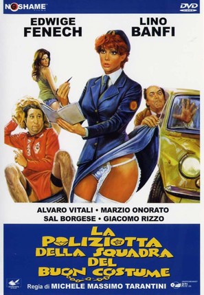 La poliziotta della squadra del buon costume - Italian DVD movie cover (thumbnail)