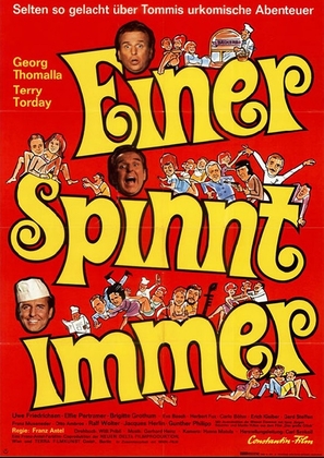 Einer spinnt immer - German Movie Poster (thumbnail)