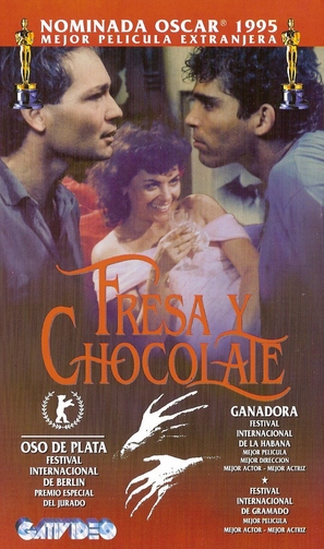 Fresa y chocolate - Argentinian VHS movie cover (thumbnail)
