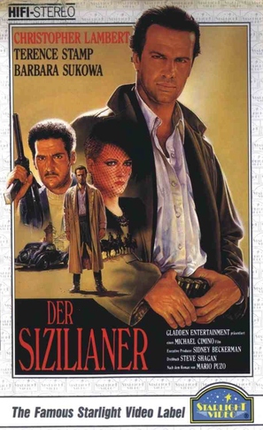 The Sicilian - German VHS movie cover (thumbnail)