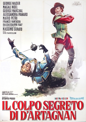 Il colpo segreto di d&#039;Artagnan - Italian Movie Poster (thumbnail)