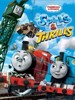 Thomas &amp; Friends: Spills and Thrills - Blu-Ray movie cover (thumbnail)