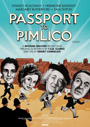 Passport to Pimlico - British Re-release movie poster (thumbnail)